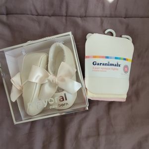 Mayoral shoes and tights bundle